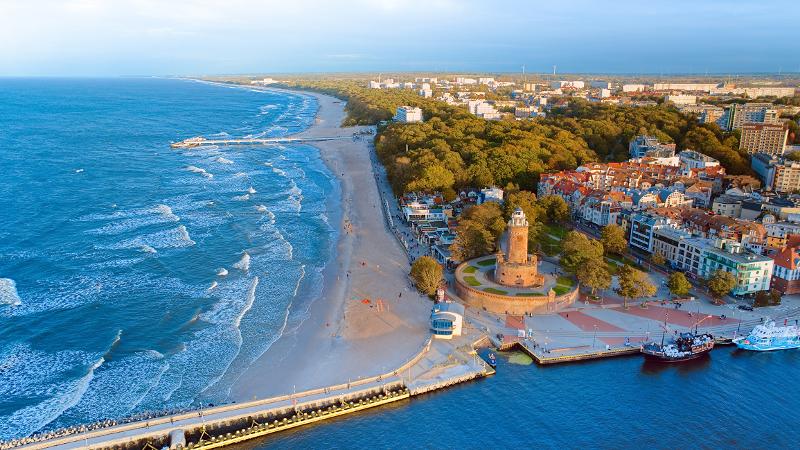  Die schöne Küste der Ostsee im Familienurlaub Polen Strand