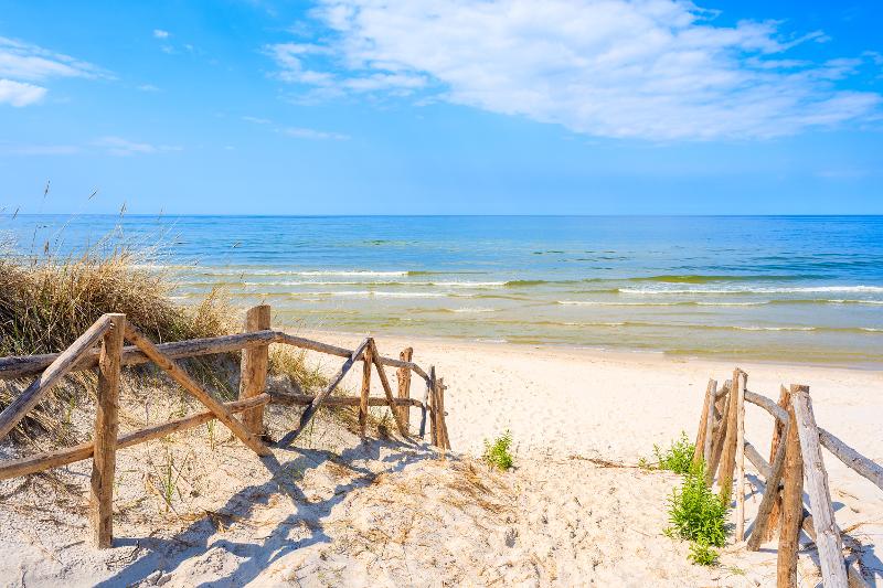 Feiner Sandstrand und Dünen im Familienurlaub Polen Strand