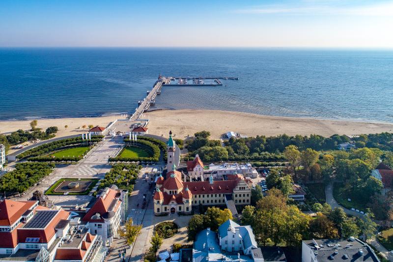  Ostseeküste Polens mit Sandstrand im Ostsee Urlaub mit Kindern Polen