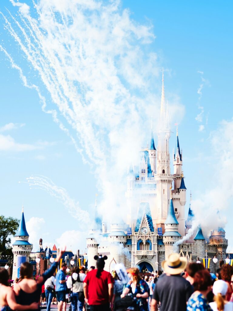 Disneyland in Florida, als beliebtes Urlaubsziel mit Kindern.