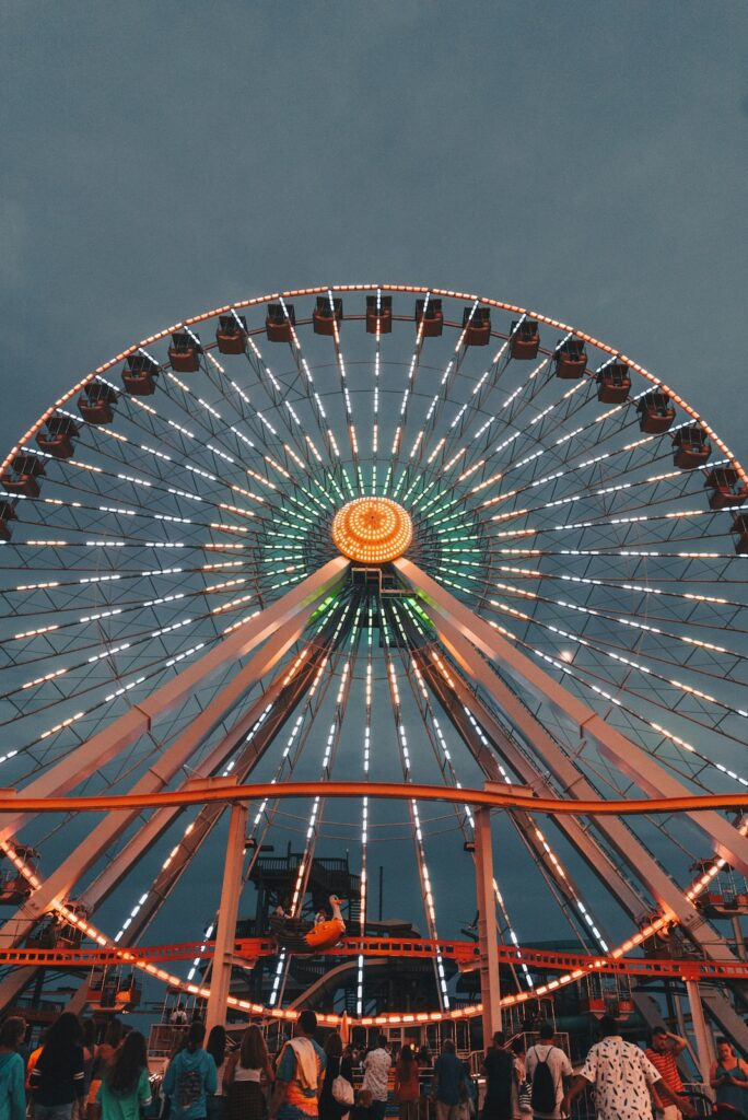 Reisen mit Kindern Tipps: ein Ausflug in einen Freizeitpark